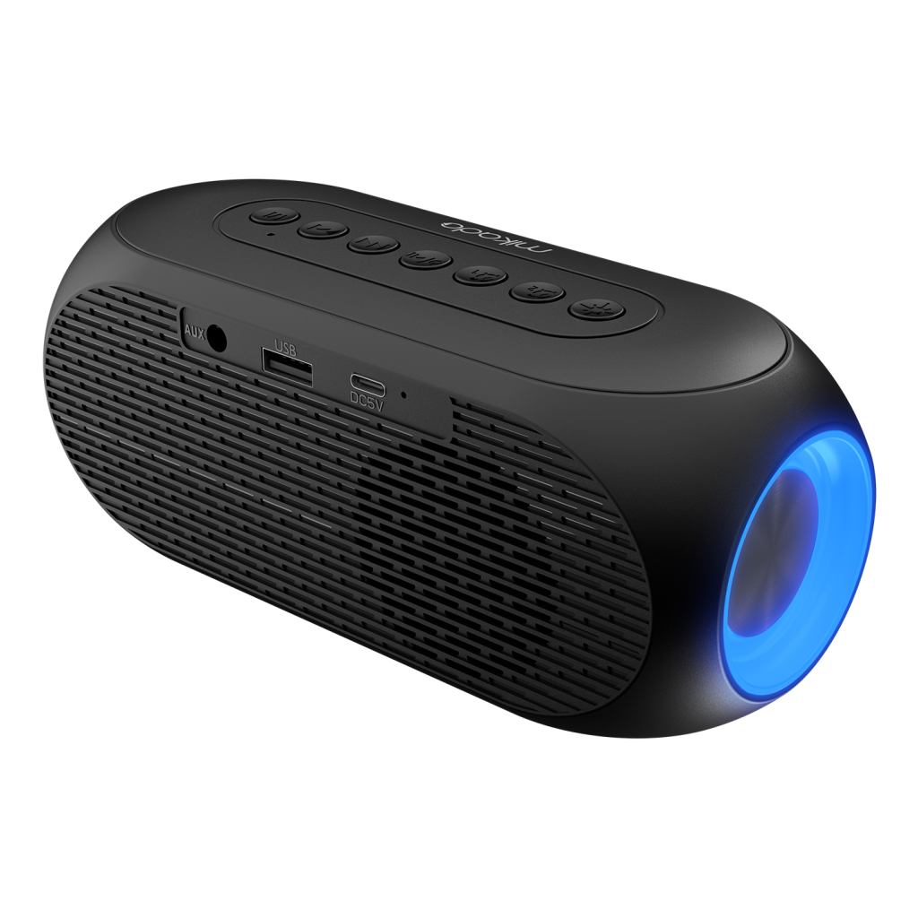 MIKADO MD-W7, Siyah, 5W, FM Radyo, USB, AUX, Bluetooth, Kablosuz, Taşınabilir, 1200mAh Batarya, Alarmlı Saat, Derece ve Speaker(1923) 4 MIKADO MD-W7, Siyah, 5W, FM Radyo, USB, AUX, Bluetooth, Kablosuz, Taşınabilir, 1200mAh Batarya, Alarmlı Saat, Derece ve Speaker(1923) - Görsel 4