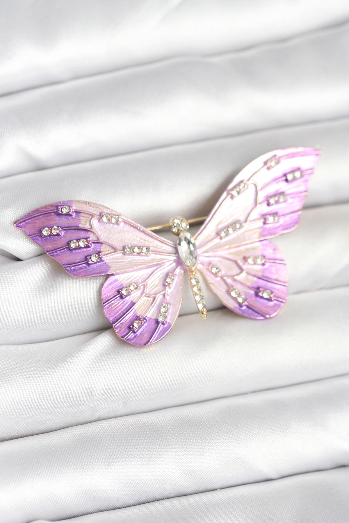 Lila Renk Kelebek Model Broş 5886 1 Lila Renk Kelebek Model Broş 5886