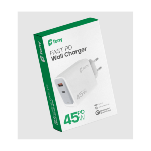 FENY FN-C45, 45W, USB+Type-C, Akıllı Isı Kontrol Chip, Qualcomm Quick Charge 3.0, ŞARJ Adaptörü(1923)