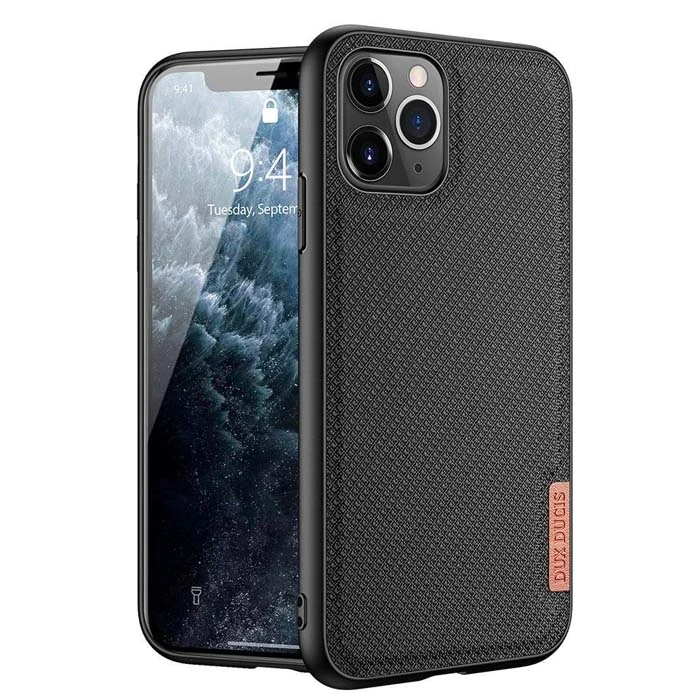 Dux Ducis Fino Serisi iPhone 11 Pro 5.8inç Kılıf Premium Dokuma Silikon Kılıf-(5775) 1 Dux Ducis Fino Serisi iPhone 11 Pro 5.8inç Kılıf Premium Dokuma Silikon Kılıf-(5775)
