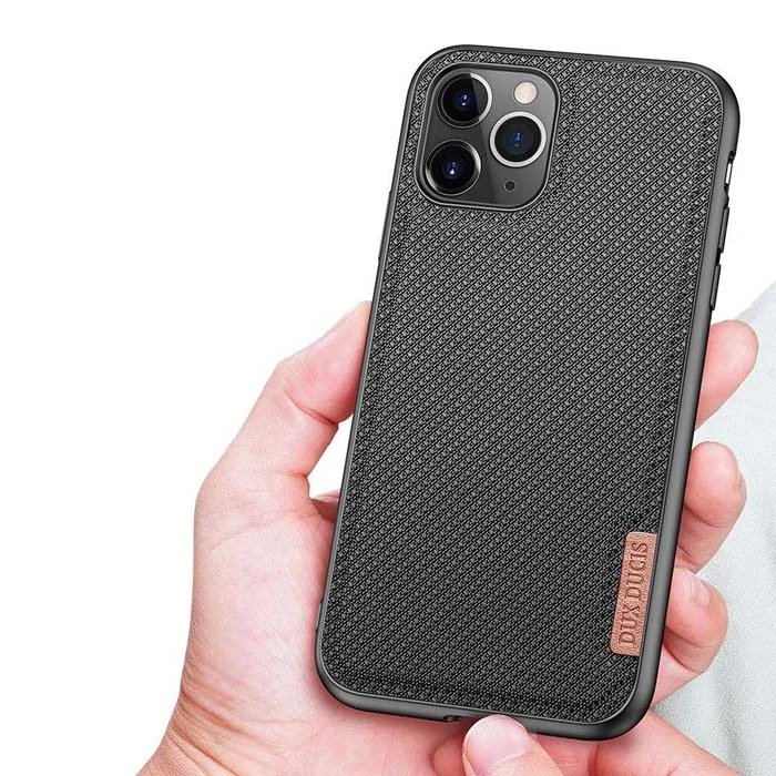Dux Ducis Fino Serisi iPhone 11 Pro 5.8inç Kılıf Premium Dokuma Silikon Kılıf-(5775) 3 Dux Ducis Fino Serisi iPhone 11 Pro 5.8inç Kılıf Premium Dokuma Silikon Kılıf-(5775) - Görsel 3
