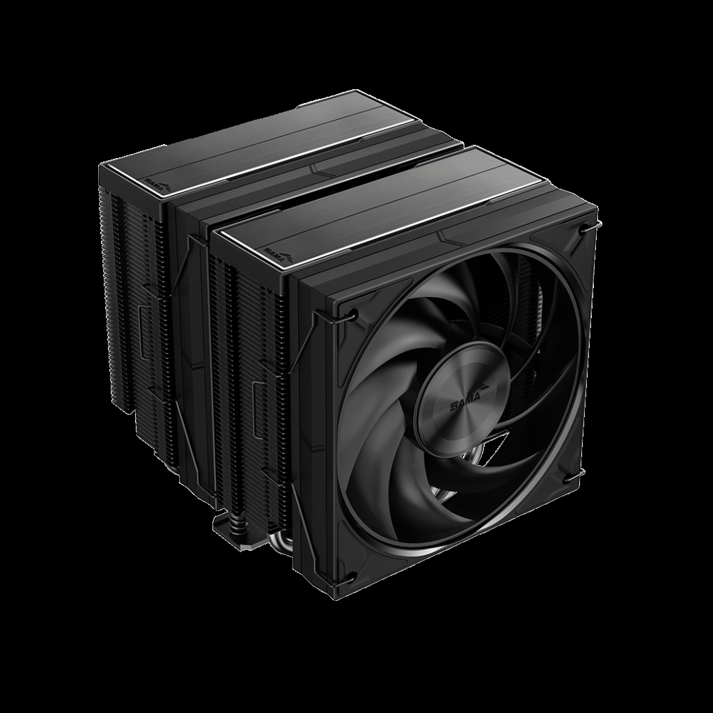SAMA A60B, Black, 2x120mm MONO Fan, Kule Tipi Hava Soğutma, 6 adet Gelişmiş Siyah Kaplamalı Bakır Isı Borusu, CPU Fan (AMD ve INTEL Tüm işlemciler ile uyumlu)(1923) 2 SAMA A60B, Black, 2x120mm MONO Fan, Kule Tipi Hava Soğutma, 6 adet Gelişmiş Siyah Kaplamalı Bakır Isı Borusu, CPU Fan (AMD ve INTEL Tüm işlemciler ile uyumlu)(1923) - Görsel 2