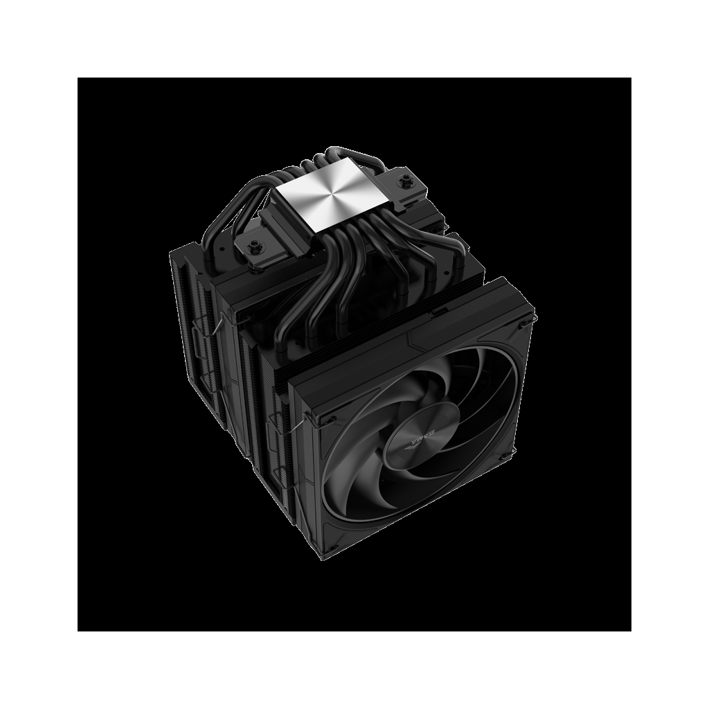 SAMA A60B, Black, 2x120mm MONO Fan, Kule Tipi Hava Soğutma, 6 adet Gelişmiş Siyah Kaplamalı Bakır Isı Borusu, CPU Fan (AMD ve INTEL Tüm işlemciler ile uyumlu)(1923) 4 SAMA A60B, Black, 2x120mm MONO Fan, Kule Tipi Hava Soğutma, 6 adet Gelişmiş Siyah Kaplamalı Bakır Isı Borusu, CPU Fan (AMD ve INTEL Tüm işlemciler ile uyumlu)(1923) - Görsel 4
