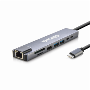 ENKADO EKD-TP42, Type-C to To HDMI, 2PD, 2 USB 2.0 HDMI 4K + SD/TF, Ethernet 100mbs Multi· Hub(1923)
