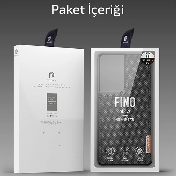 Dux Ducis Sm Galaxy S21 Ultra Kılıf Fino Series Premium Arka Koruma Kılıf-(5775) 4 Dux Ducis Sm Galaxy S21 Ultra Kılıf Fino Series Premium Arka Koruma Kılıf-(5775) - Görsel 4