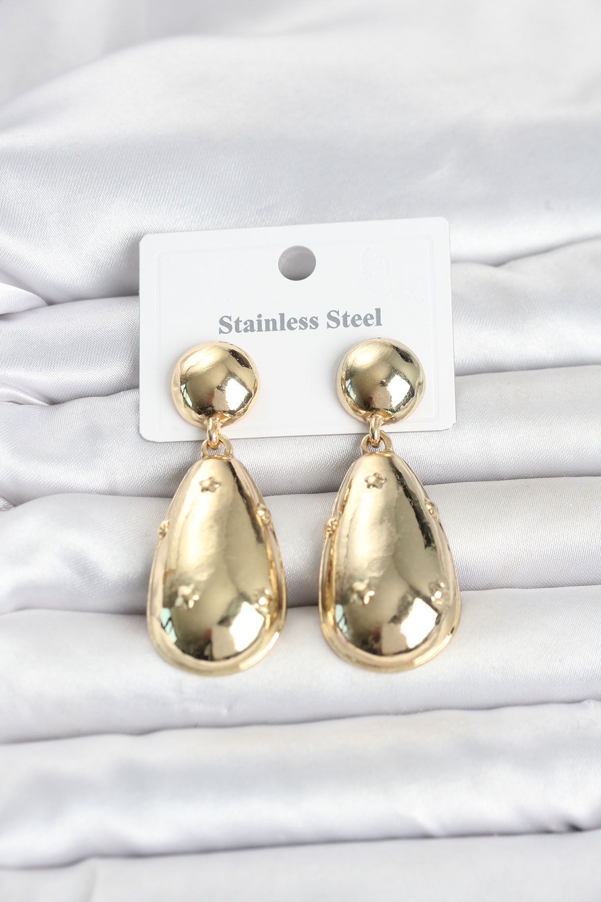 316L Çelik Gold Renk Damla Model Kadın Küpe 5886 1 316L Çelik Gold Renk Damla Model Kadın Küpe 5886