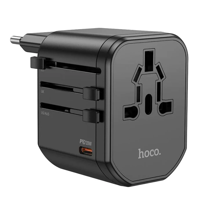 HOCO AC15 20W PD QC 3.0 Hızlı Şarj Universal Priz-(5775) 1 HOCO AC15 20W PD QC 3.0 Hızlı Şarj Universal Priz-(5775)