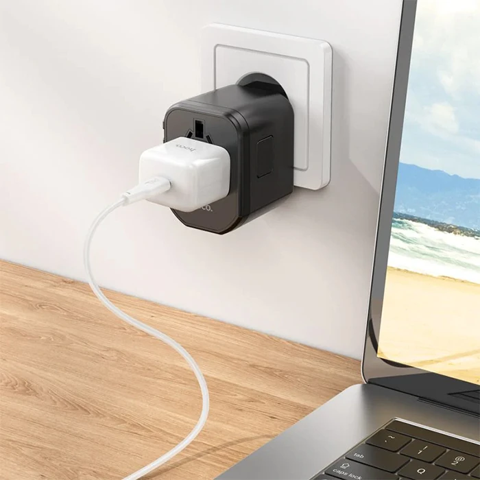 HOCO AC15 20W PD QC 3.0 Hızlı Şarj Universal Priz-(5775) 4 HOCO AC15 20W PD QC 3.0 Hızlı Şarj Universal Priz-(5775) - Görsel 4