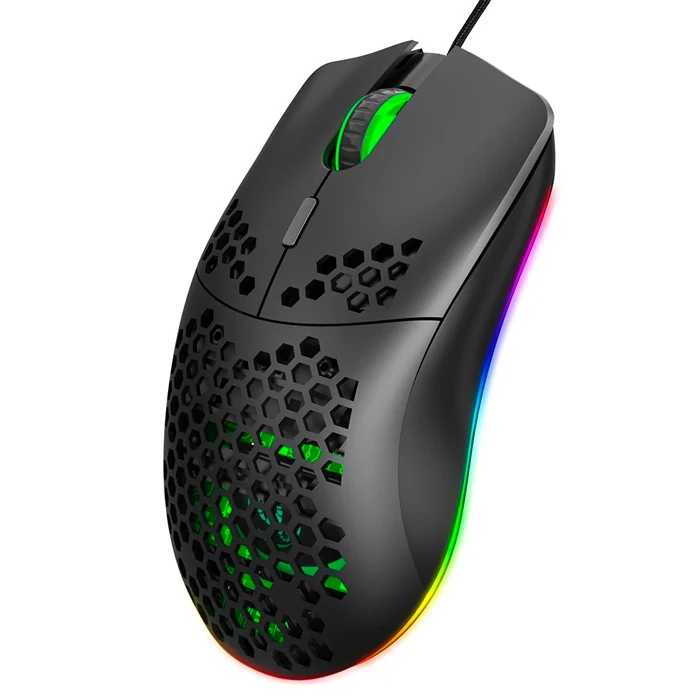 HXSJ J900 USB Kablolu RGB Dpi Oyuncu Mouse Gaming Mouse 3 HXSJ J900 USB Kablolu RGB Dpi Oyuncu Mouse Gaming Mouse - Görsel 3