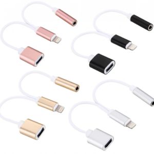 Haydiburaya 13 iPhone 14-13-12-11 3.5mm Kulaklık ve Şarj Dönüştürücü-(5775)