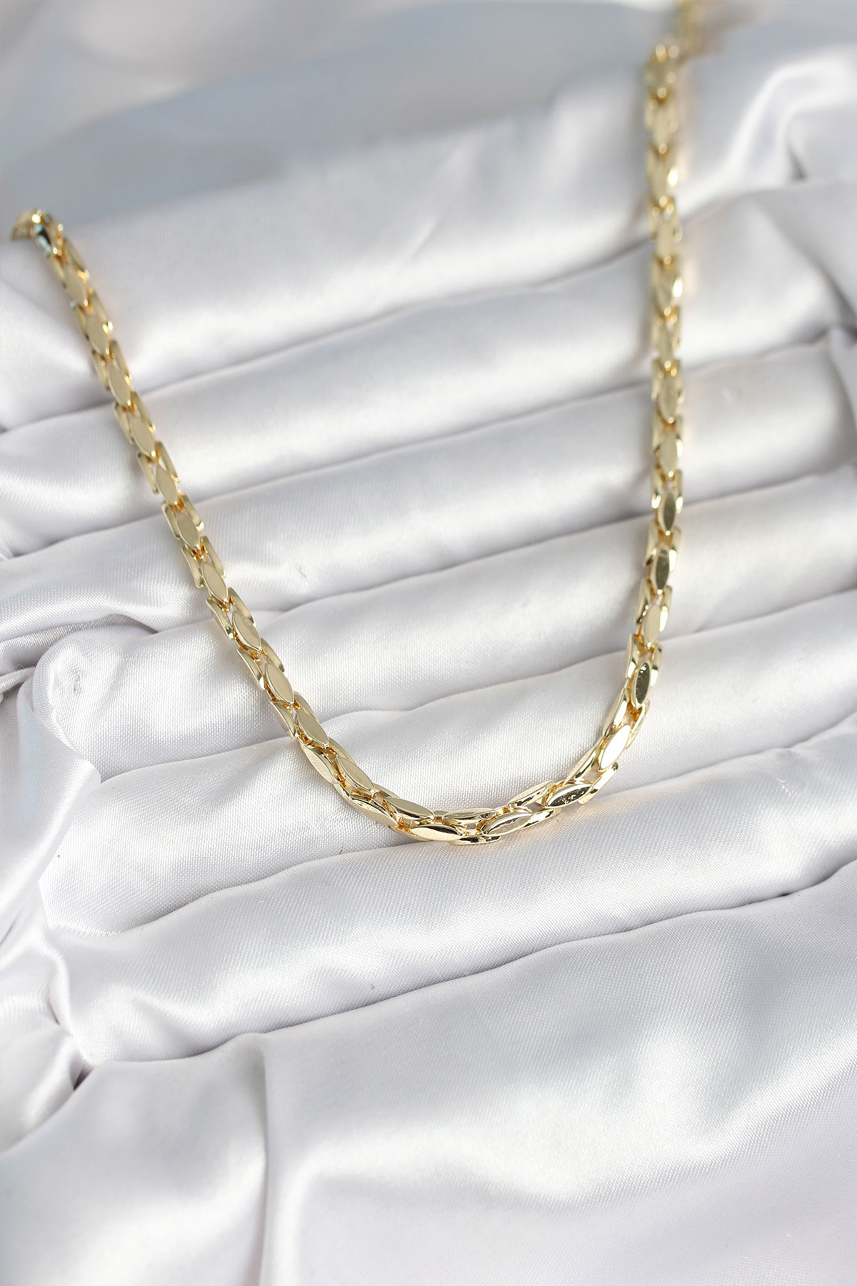 Pirinç Gold Renk 60 cm Zincir Kadın Kolye 5886 2 Pirinç Gold Renk 60 cm Zincir Kadın Kolye 5886 - Görsel 2