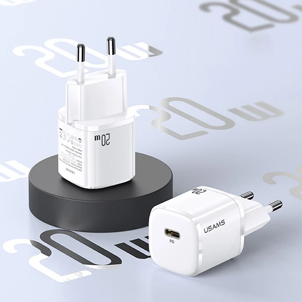 USAMS T36 20W Mini PD Hızlı Şarj Aleti 20W USB-C Güç Adaptörü-(5775) 3 USAMS T36 20W Mini PD Hızlı Şarj Aleti 20W USB-C Güç Adaptörü-(5775) - Görsel 3