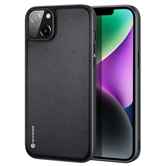Dux Ducis Fino Serisi iPhone 14 6.1 inç Kılıf Premium Dokuma Silikon Kılıf 1 Dux Ducis Fino Serisi iPhone 14 6.1 inç Kılıf Premium Dokuma Silikon Kılıf