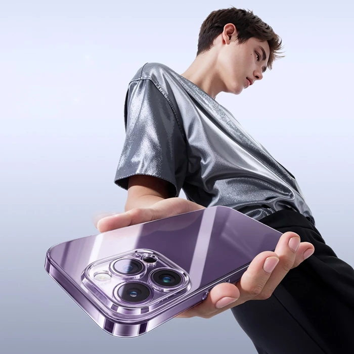 Baseus iPhone 15 Pro Max Lucent Serisi Ultra İnce Transparan Kılıf 4 Baseus iPhone 15 Pro Max Lucent Serisi Ultra İnce Transparan Kılıf - Görsel 4