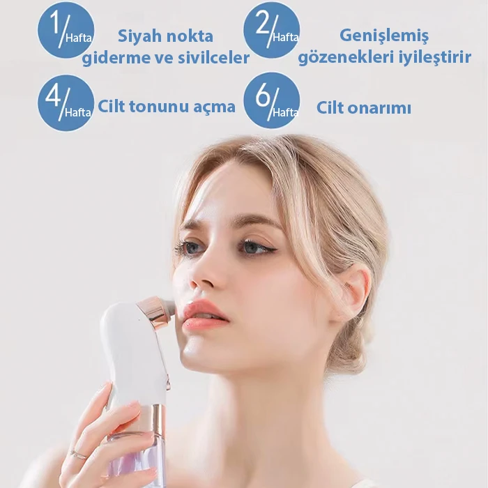 EZERE Su Hazneli Şarjlı Vakumlu Siyah Nokta Temizleme cihazı-(5775) 2 EZERE Su Hazneli Şarjlı Vakumlu Siyah Nokta Temizleme cihazı-(5775) - Görsel 2