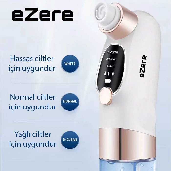 EZERE Su Hazneli Şarjlı Vakumlu Siyah Nokta Temizleme cihazı-(5775) 3 EZERE Su Hazneli Şarjlı Vakumlu Siyah Nokta Temizleme cihazı-(5775) - Görsel 3