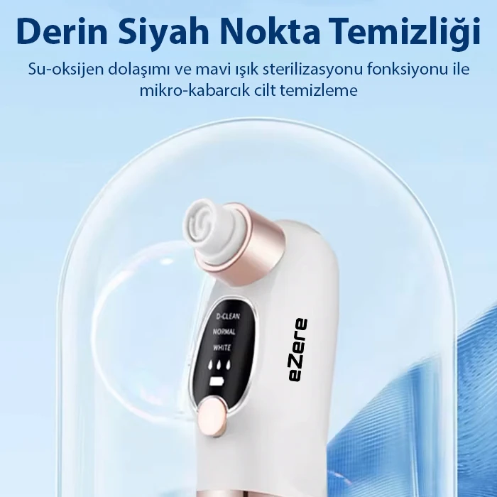 EZERE Su Hazneli Şarjlı Vakumlu Siyah Nokta Temizleme cihazı-(5775) 4 EZERE Su Hazneli Şarjlı Vakumlu Siyah Nokta Temizleme cihazı-(5775) - Görsel 4