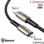 Baseus Waterdrop Type-C To İPhone PD18W Hızlı Şarj Kablosu 1.3M-(5775)