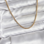 14K Gold Renk Kaplama Zincir Model CM Kadın Kolye 5886