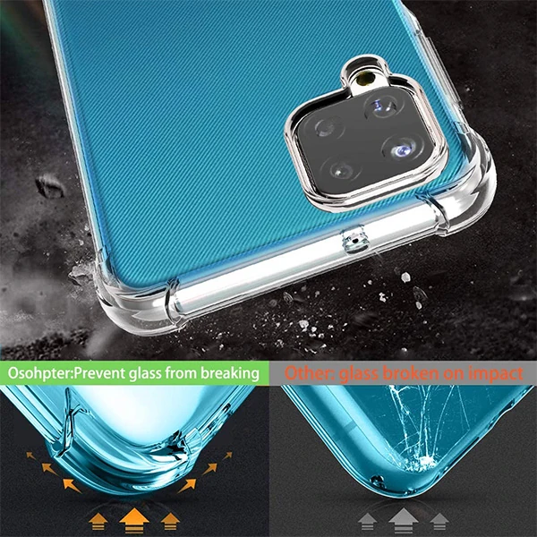 SM Galaxy A12 - M12 Anti-Drop Shockproof Darbe Emici Silikon Kılıf 2 SM Galaxy A12 - M12 Anti-Drop Shockproof Darbe Emici Silikon Kılıf - Görsel 2