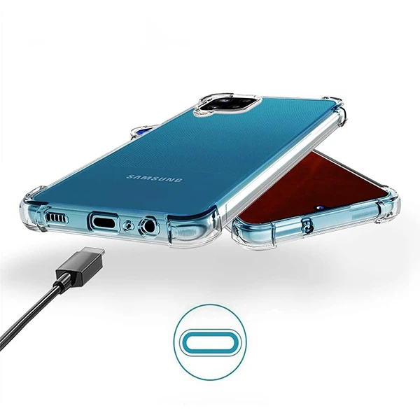 SM Galaxy A12 - M12 Anti-Drop Shockproof Darbe Emici Silikon Kılıf 4 SM Galaxy A12 - M12 Anti-Drop Shockproof Darbe Emici Silikon Kılıf - Görsel 4