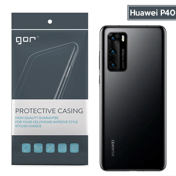 GOR Huawei P40 Kamera Korumalı Ultra Slim Silikon Kılıf 1 GOR Huawei P40 Kamera Korumalı Ultra Slim Silikon Kılıf