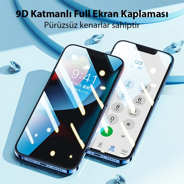 Ally iPhone 14 6.1 Full Glue-Tempered Cam Ekran Koruyucu 2 Ally iPhone 14 6.1 Full Glue-Tempered Cam Ekran Koruyucu - Görsel 2
