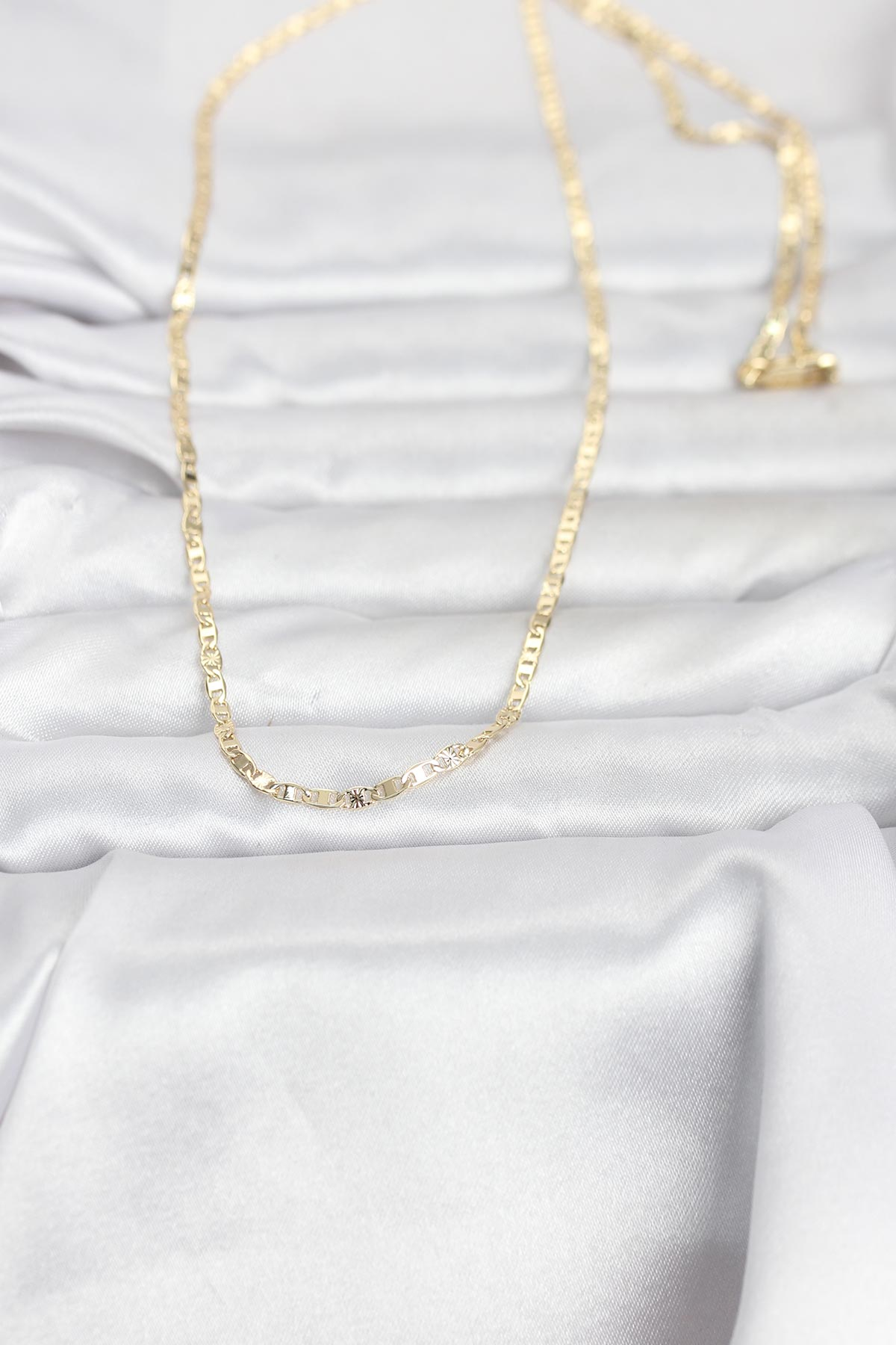 CM 14K Gold Renk Zincir Model 60 cm Kadın Kolye 5886 2 CM 14K Gold Renk Zincir Model 60 cm Kadın Kolye 5886 - Görsel 2
