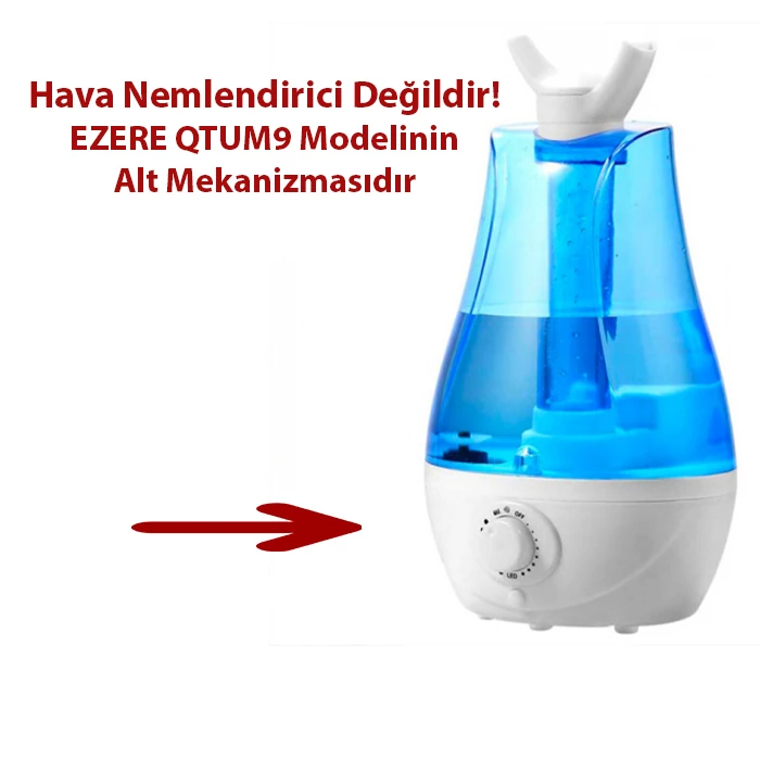 EZERE QTUM9 Çift Sprey Ultrasonik Hava Nemlendirici Alt Haznesi 2 EZERE QTUM9 Çift Sprey Ultrasonik Hava Nemlendirici Alt Haznesi - Görsel 2
