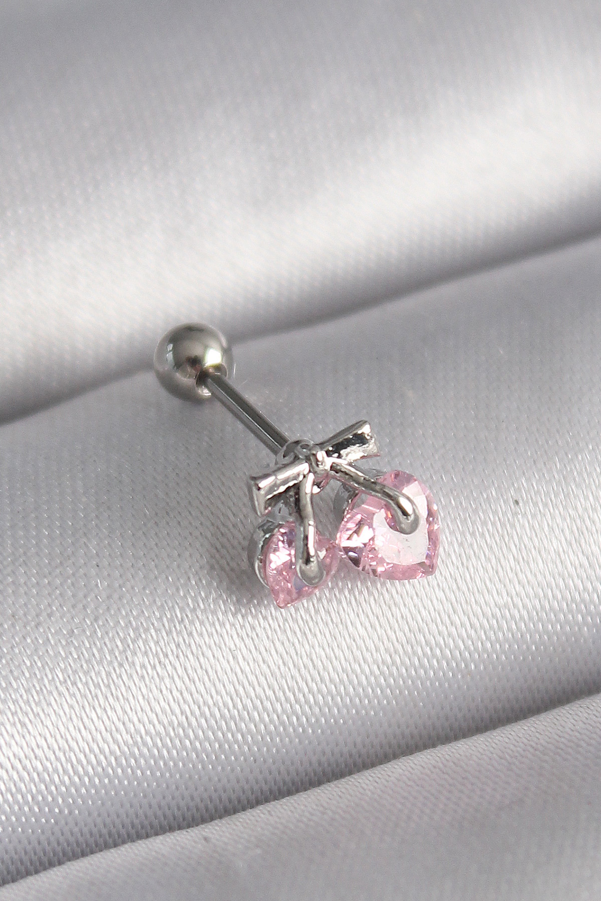316L Çelik Gümüş Renk Pembe Zirkon Taşlı Kalp Tragus Piercing 5886 1 316L Çelik Gümüş Renk Pembe Zirkon Taşlı Kalp Tragus Piercing 5886