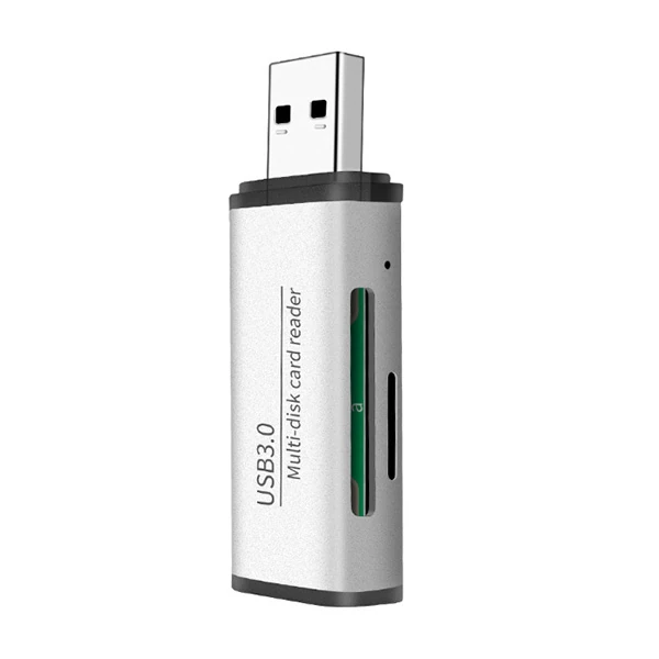 ADS-105 USB 3.0 Hızlı Card Reader SD/TF Hafıza Kart Okuyucu 2 ADS-105 USB 3.0 Hızlı Card Reader SD/TF Hafıza Kart Okuyucu - Görsel 2