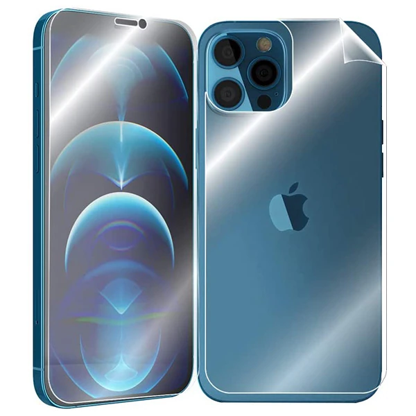 İPhone 12 Pro Max 6.7 Film Ön Arka Full Koruyucu Membran Nano Hidrojel Koruyucu Set 1 İPhone 12 Pro Max 6.7 Film Ön Arka Full Koruyucu Membran Nano Hidrojel Koruyucu Set