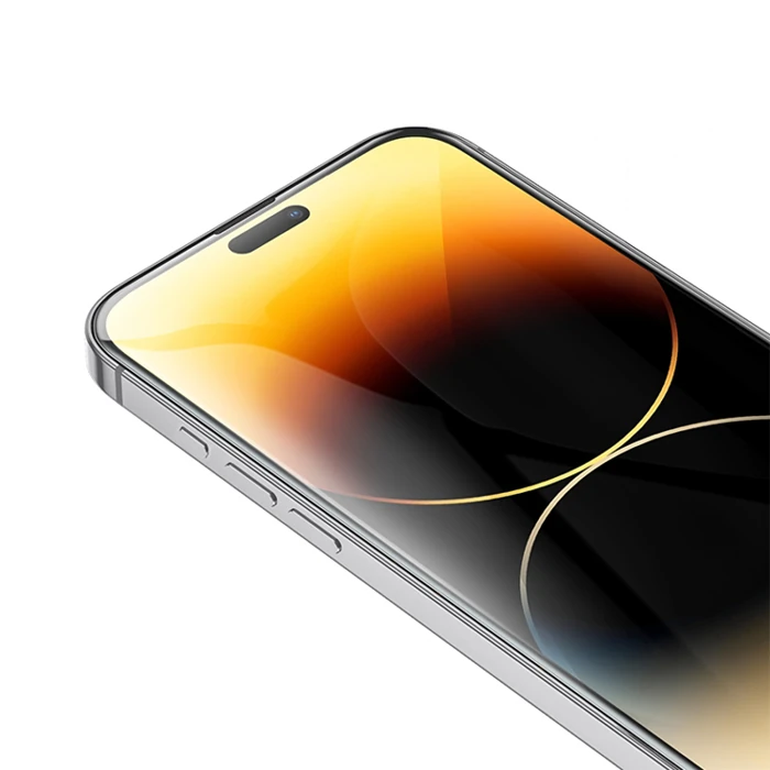 HOCO iPhone 15 Pro Full Screen HD Tempered Kırılmaz Cam Ekran Koruyucu-(5775) 4 HOCO iPhone 15 Pro Full Screen HD Tempered Kırılmaz Cam Ekran Koruyucu-(5775) - Görsel 4