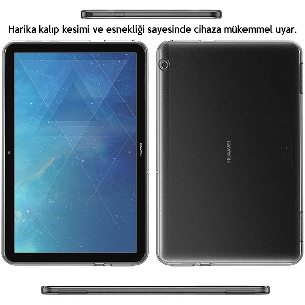 Huawei Mediapad T510.1 Şeffaf Tpu Soft Silikon Kılıf 4 Huawei Mediapad T510.1 Şeffaf Tpu Soft Silikon Kılıf - Görsel 4