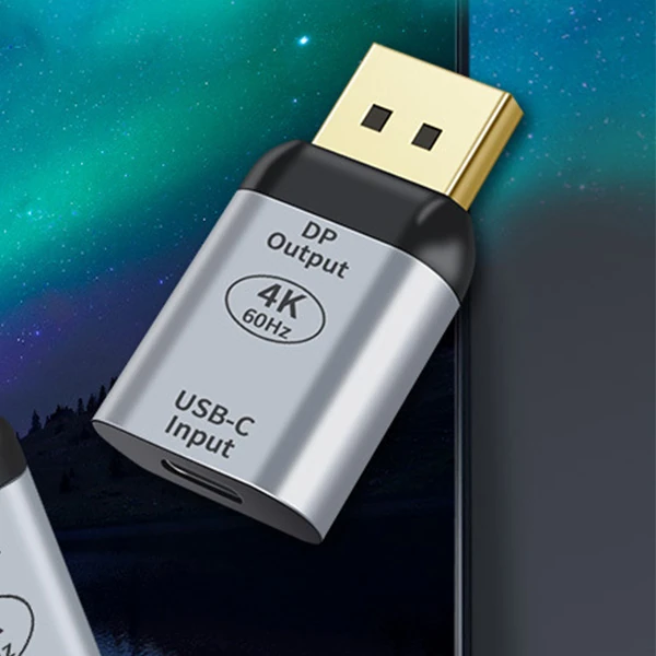 ALLY USB-C to DP 4K Dönüştürücü Adaptör 60Hz 2 ALLY USB-C to DP 4K Dönüştürücü Adaptör 60Hz - Görsel 2