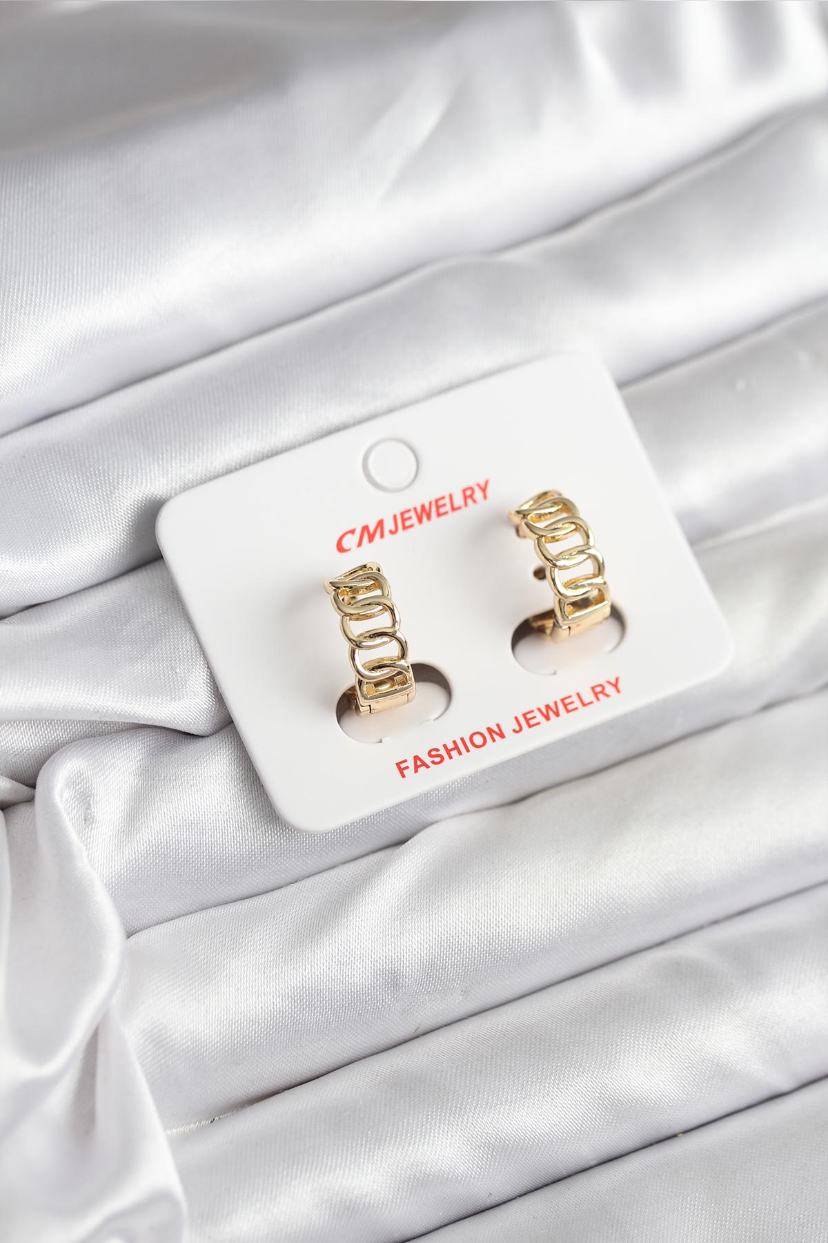14K Gold Renk Kaplama Samanyolu Model CM Kadın Küpe 5886 1 14K Gold Renk Kaplama Samanyolu Model CM Kadın Küpe 5886