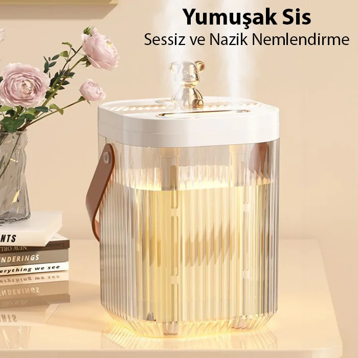 ALLY AquaBreeze 2000 Çift Buharlı 2L Ev Tipi Hava Nemlendirici-(5775) 2 ALLY AquaBreeze 2000 Çift Buharlı 2L Ev Tipi Hava Nemlendirici-(5775) - Görsel 2