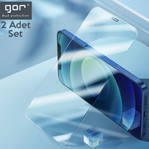 Haydiburaya 89 GOR İPhone 12 Mini 5.4 Best Full Tempered Cam Ekran Koruyucu 2Adet+Arka Jelatin