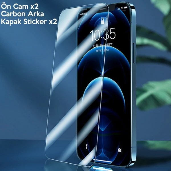 GOR İPhone 12 Mini 5.4 Best Full Tempered Cam Ekran Koruyucu 2Adet+Arka Jelatin 2 GOR İPhone 12 Mini 5.4 Best Full Tempered Cam Ekran Koruyucu 2Adet+Arka Jelatin - Görsel 2