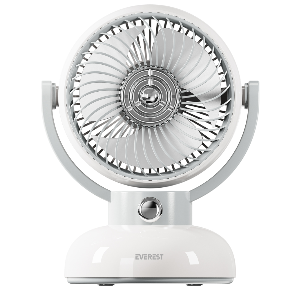 EVEREST EFN12, KREM, 3 Kademeli Hız, Masaüstü Kullanım, Taşınabilir, Dahili 1200mAh Bataryalı, USB Şarj Girişli, Vantilatör(1923) 1 EVEREST EFN12, KREM, 3 Kademeli Hız, Masaüstü Kullanım, Taşınabilir, Dahili 1200mAh Bataryalı, USB Şarj Girişli, Vantilatör(1923)