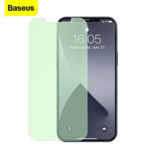 BASEUS  İPhone 12/ 12 Pro 6.1 0.30mm Full Tempered Cam Ekran Koruyucu 2Set Anti-Bluelight