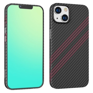 Haydiburaya 89 Hoco iPhone 14 Plus 6.7 Kılıf Kevlar Texture Darbe Emici Telefon Kılıfı