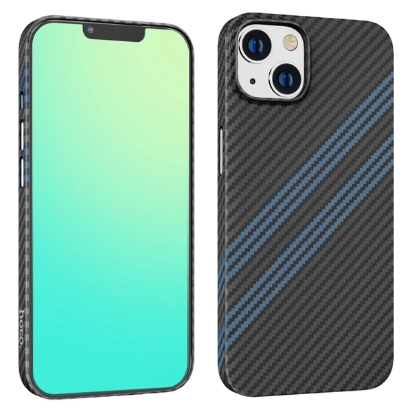 Hoco iPhone 14 Plus 6.7 Kılıf Kevlar Texture Darbe Emici Telefon Kılıfı 2 Hoco iPhone 14 Plus 6.7 Kılıf Kevlar Texture Darbe Emici Telefon Kılıfı - Görsel 2