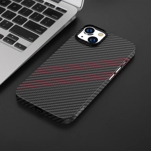 Hoco iPhone 14 Plus 6.7 Kılıf Kevlar Texture Darbe Emici Telefon Kılıfı 4 Hoco iPhone 14 Plus 6.7 Kılıf Kevlar Texture Darbe Emici Telefon Kılıfı - Görsel 4