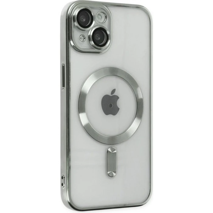 ALLY iPhone 14 6.1inç Renkli Kenar Lazer Çerçeveli Magsafe Uyumlu Silikon Kılıf 2 ALLY iPhone 14 6.1inç Renkli Kenar Lazer Çerçeveli Magsafe Uyumlu Silikon Kılıf - Görsel 2