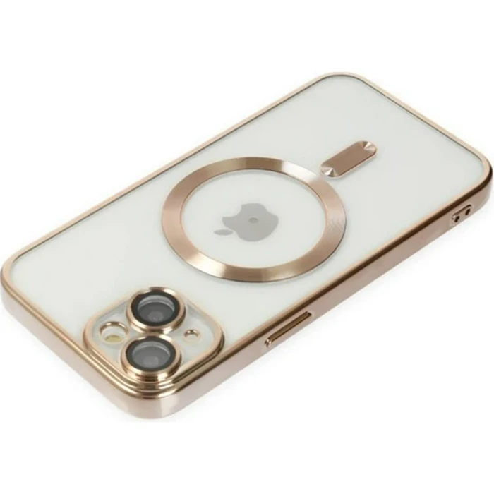 ALLY iPhone 14 6.1inç Renkli Kenar Lazer Çerçeveli Magsafe Uyumlu Silikon Kılıf 4 ALLY iPhone 14 6.1inç Renkli Kenar Lazer Çerçeveli Magsafe Uyumlu Silikon Kılıf - Görsel 4