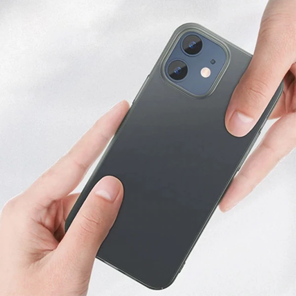 Baseus İPhone 12 Mini 5.4 Comfort İnce Şeffaf Kılıf Matte PP Kılıf 3 Baseus İPhone 12 Mini 5.4 Comfort İnce Şeffaf Kılıf Matte PP Kılıf - Görsel 3