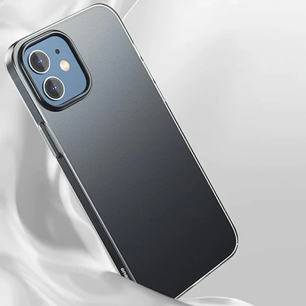 Baseus İPhone 12 Mini 5.4 Comfort İnce Şeffaf Kılıf Matte PP Kılıf 4 Baseus İPhone 12 Mini 5.4 Comfort İnce Şeffaf Kılıf Matte PP Kılıf - Görsel 4