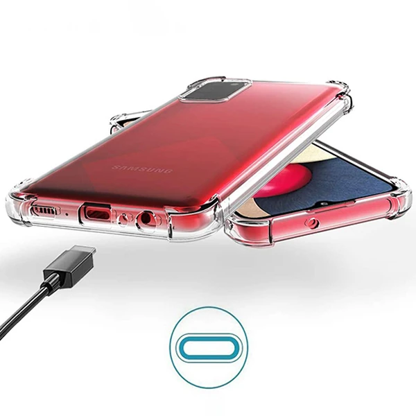 SM Galaxy A02S - M02S Anti-Drop Shockproof Darbe Emici Silikon Kılıf 4 SM Galaxy A02S - M02S Anti-Drop Shockproof Darbe Emici Silikon Kılıf - Görsel 4
