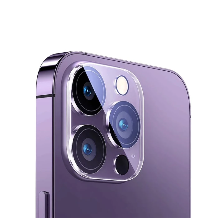 Baseus iPhone 15 Pro/15 Pro Max için Crystal Serisi HD Cam Kamera Koruyucu 2 Adet Set-(5775) 1 Baseus iPhone 15 Pro/15 Pro Max için Crystal Serisi HD Cam Kamera Koruyucu 2 Adet Set-(5775)